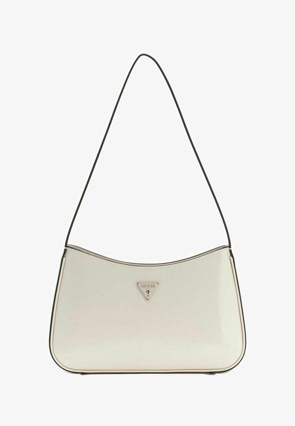 Guess ARNELA ZIP SHOULDER  - Handbag - bone