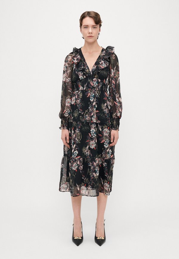 Vero Moda Tall VMPETRA SUNI CALF DRESS  - Day dress - black