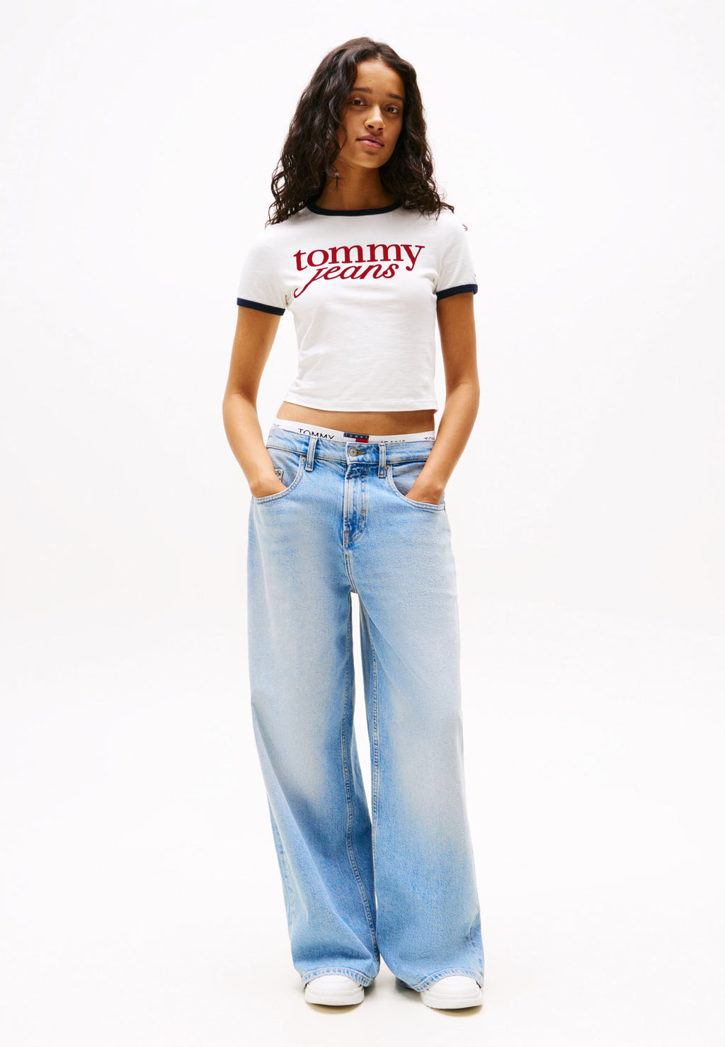 Tommy Jeans SLIM SCRIPT TEE
