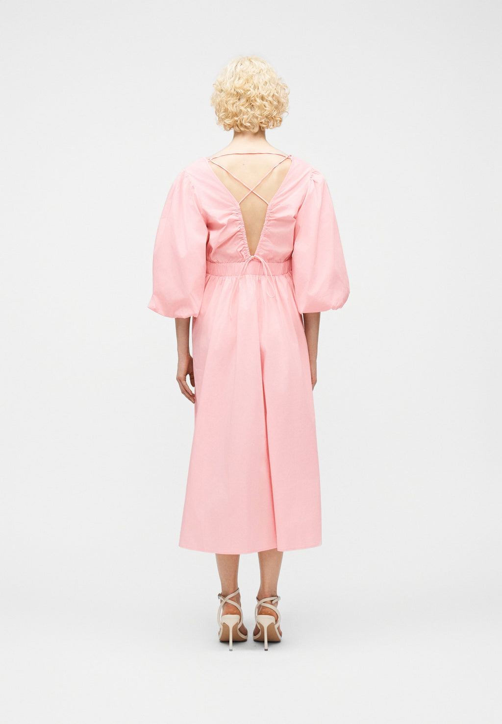 Object OBJPAIGE V NECK MIDI DRESS