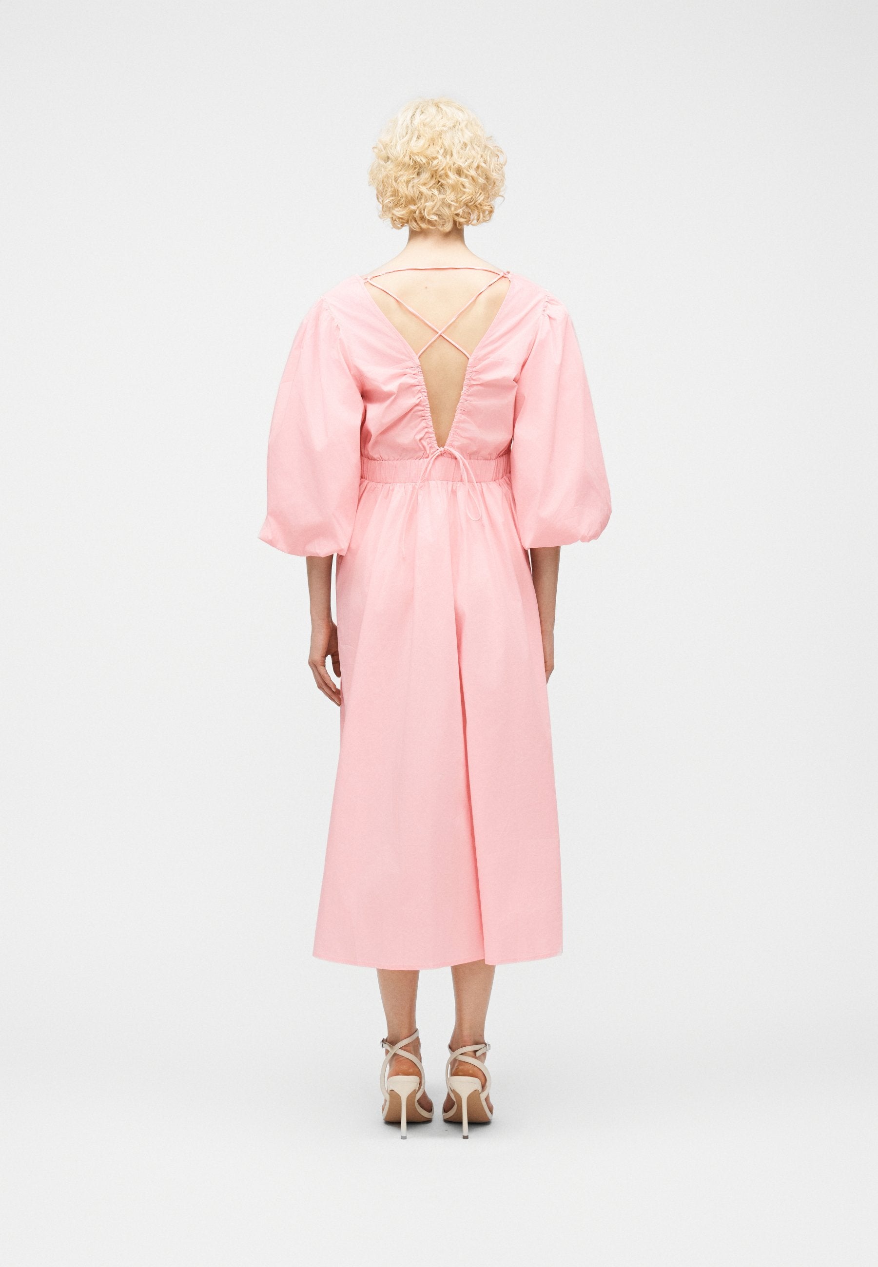 Object OBJPAIGE V NECK MIDI DRESS