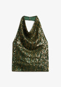 Superdry & Co Blouse - green gold sequin
