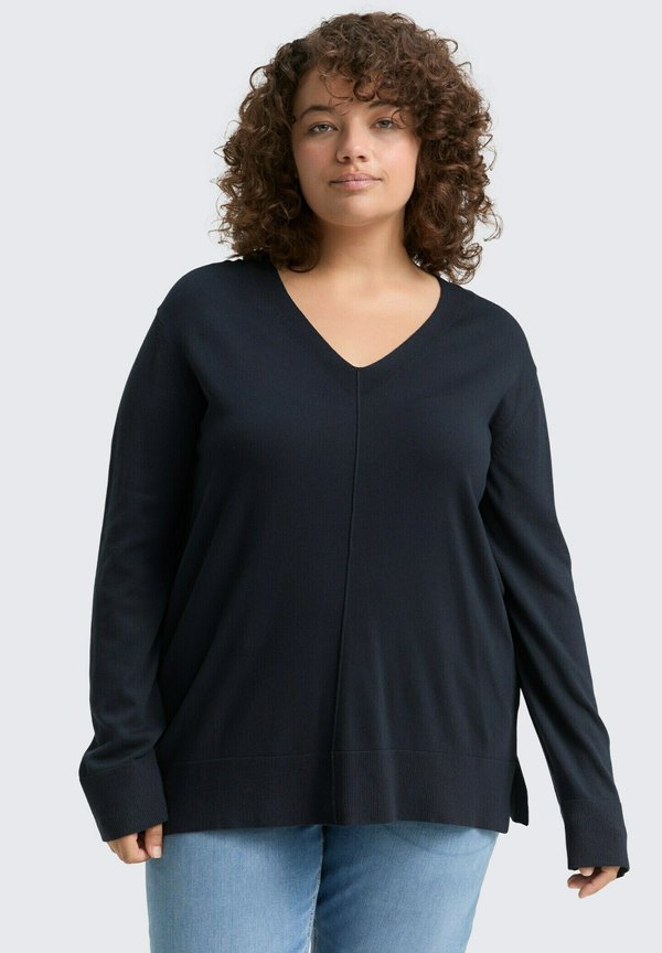 TOM TAILOR PLUS SIZE - LOOSE FIT - Jumper - lunar eclipse