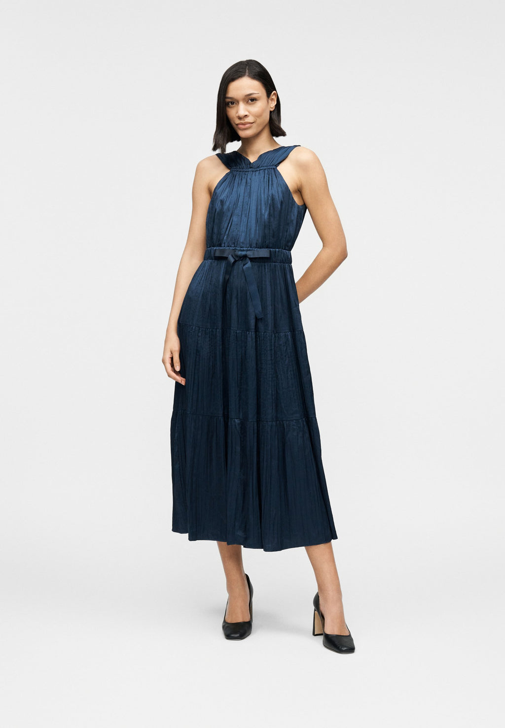 DKNY TIE WAIST DRESS