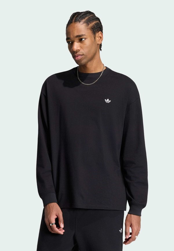 adidas Originals ADIDAS ORIGINALS TREFOIL ESSENTIALS LONGSLEEVE TEE - Long sleeved top - black