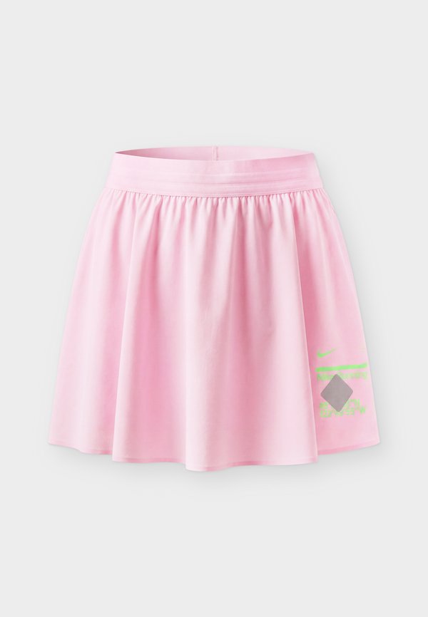 Nike Performance SWIFT SKORT - Sports skirt - pink rise/black/illusion green