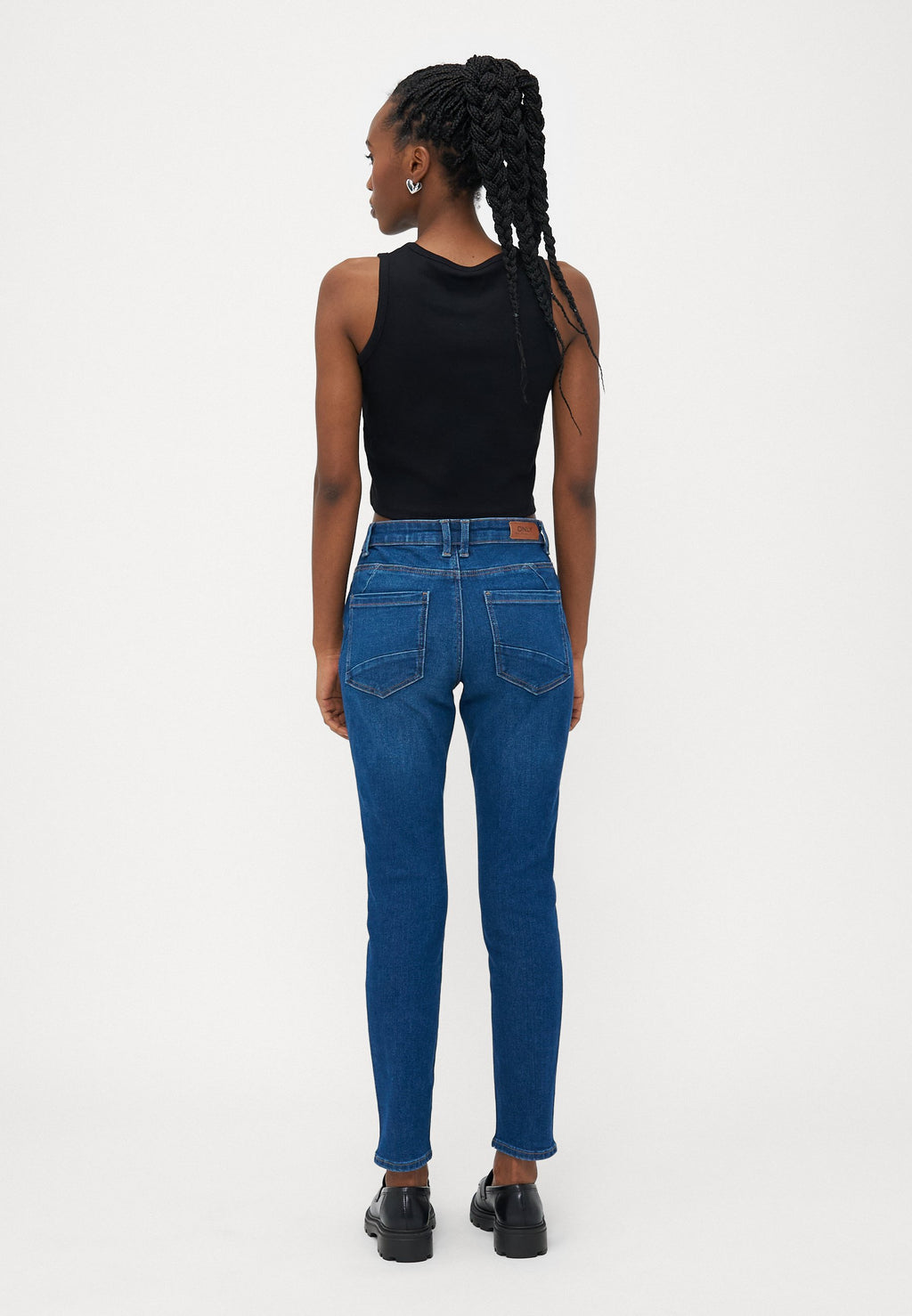 Skinny fit ONLANE Mid waist Media 4