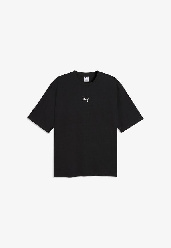 Puma RUN CULTURE COLLECTIVE BOXY GRAPHIC T-SHIRT - Print T-shirt - black