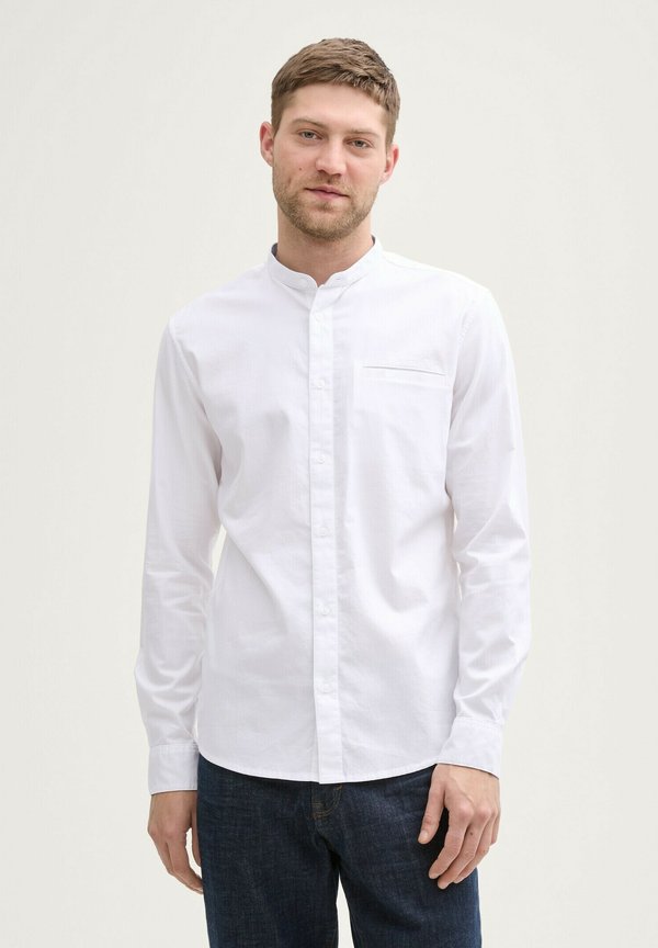 TOM TAILOR OXFORD MIT BRUSTTASCHE - Shirt - white