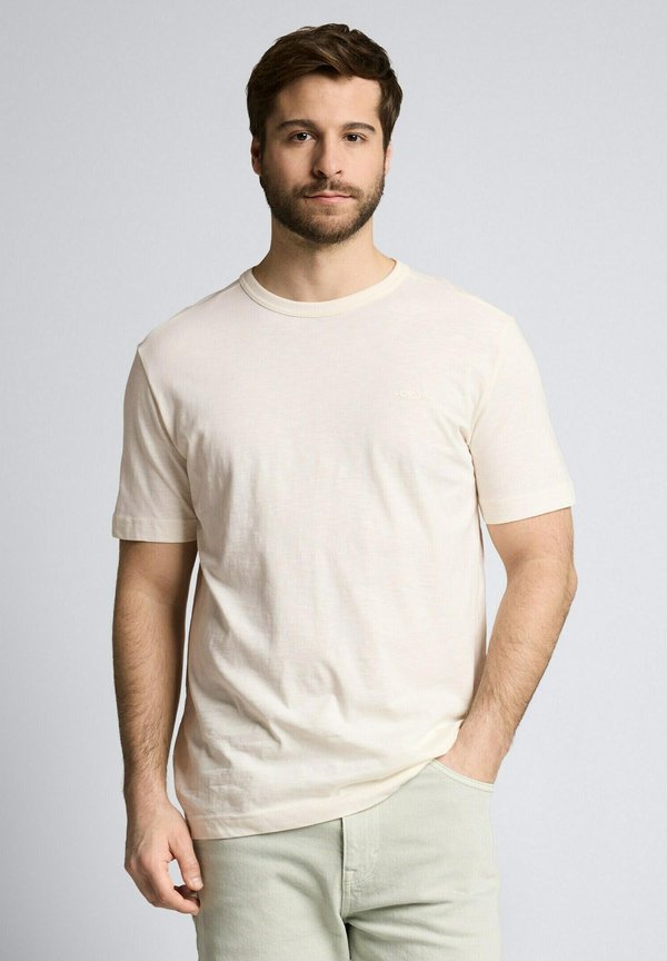 TOM TAILOR Basic T-shirt - gardenia white