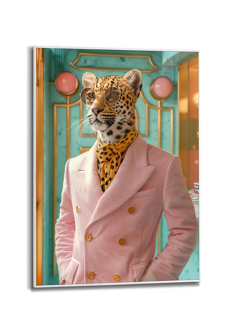 Orange Wallz PASTEL LEOPARD