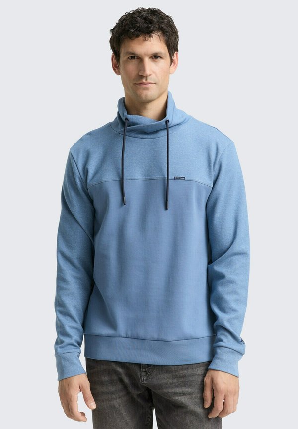 TOM TAILOR TOM TAILOR STRICK & SWEATSHIRTS - Sweatshirt - blue white/blue fine stripe