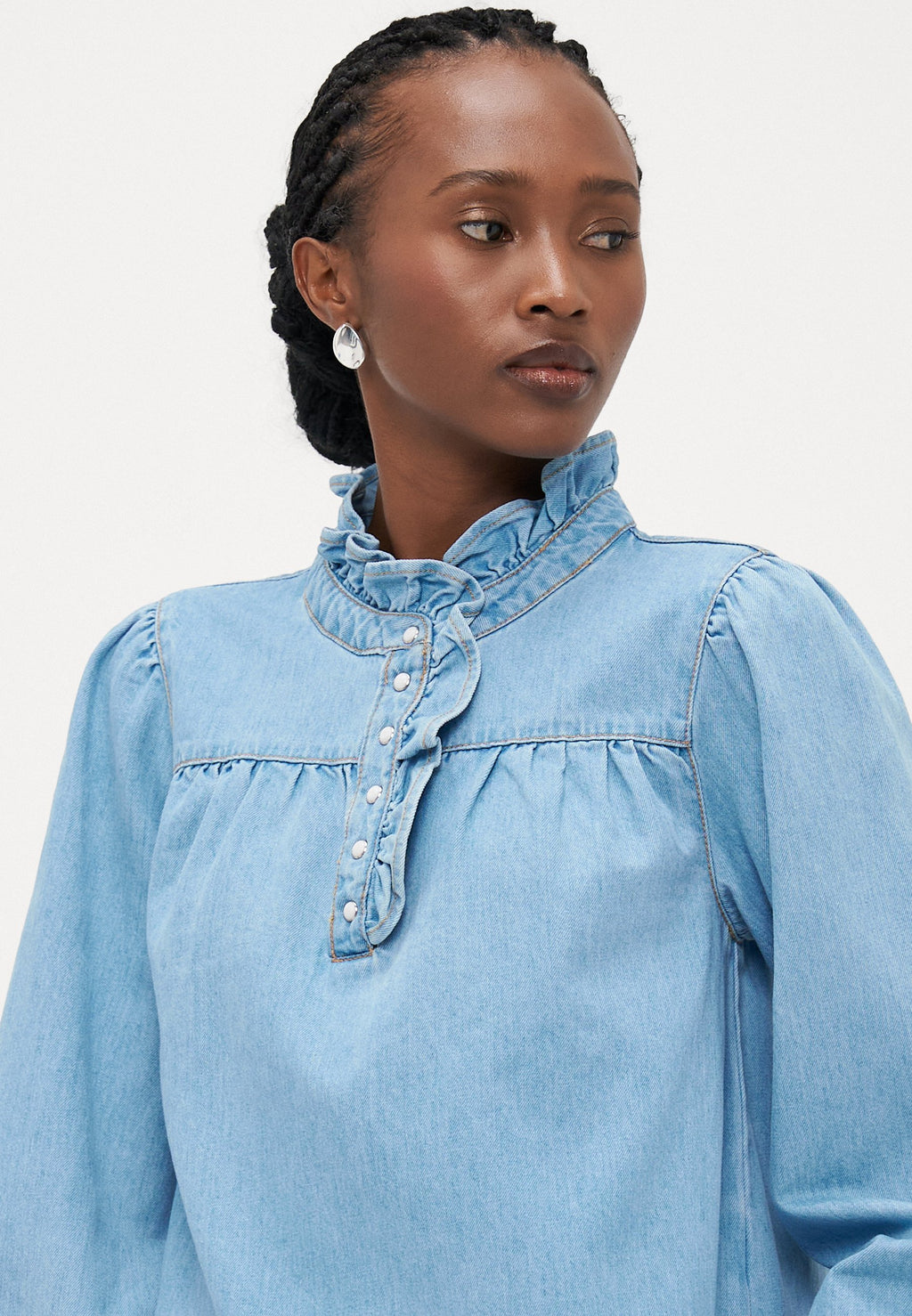 ONLY Petite ONLLUCIA FRILL SHIRT