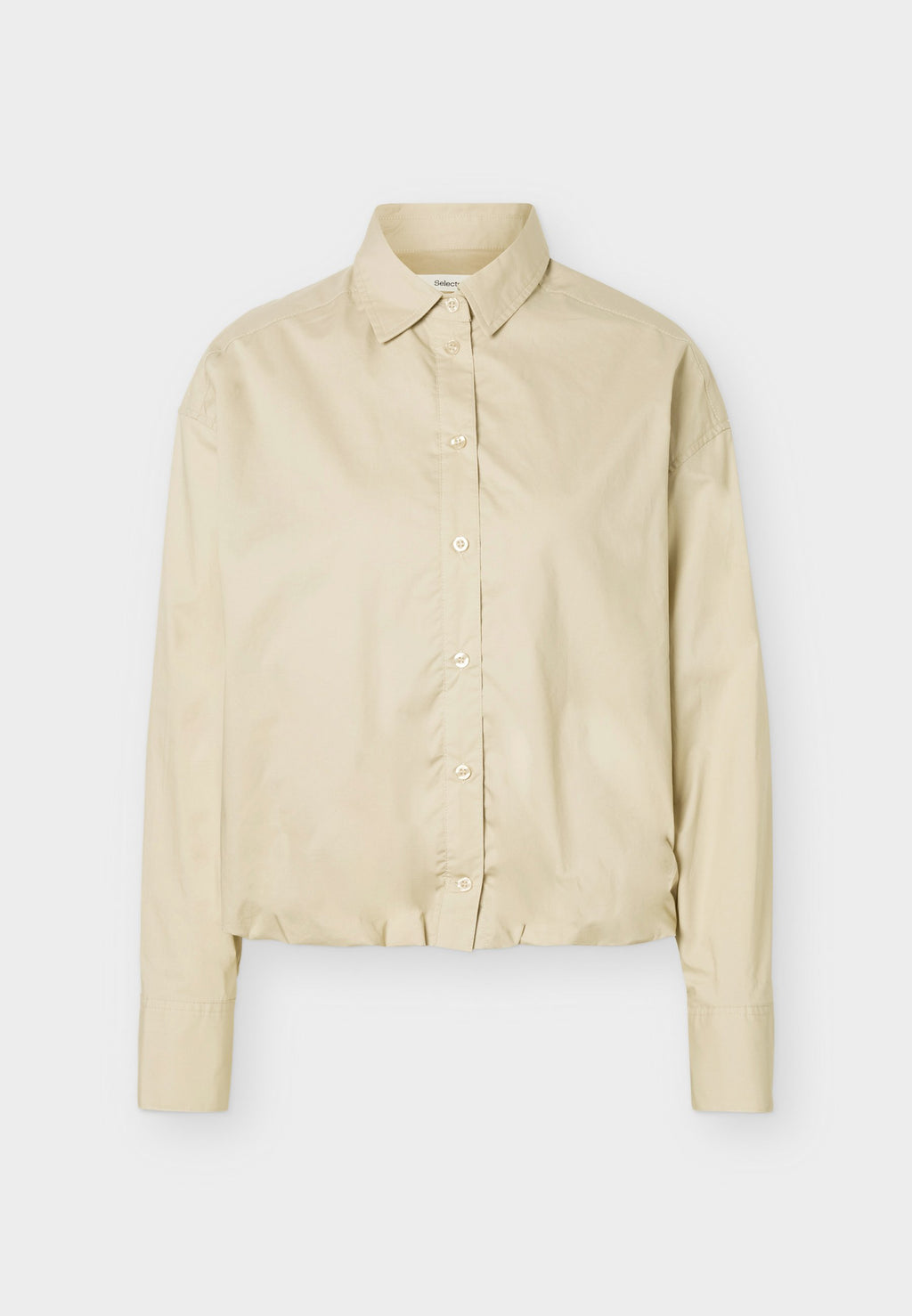 Selected SLWDELIA BUBBLE HEM SHIRT