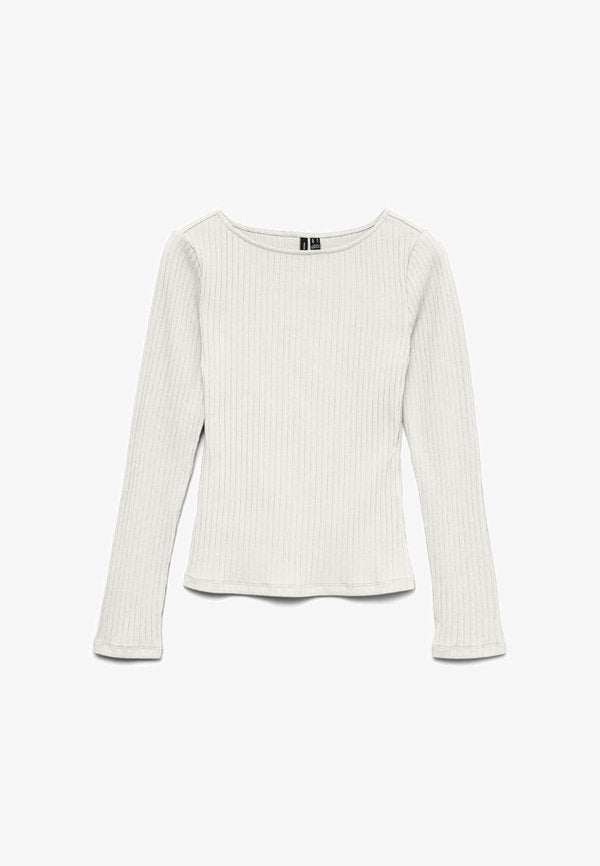 Vero Moda VMRUBY - Long sleeved top - snow white