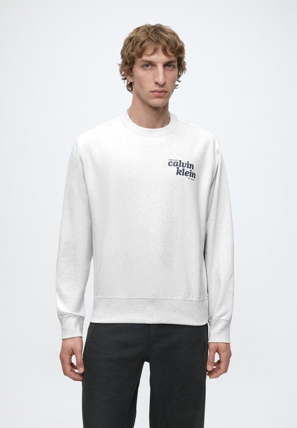 Calvin Klein Jeans EASY FIT CREWNECK - Sweatshirt - snowy heather
