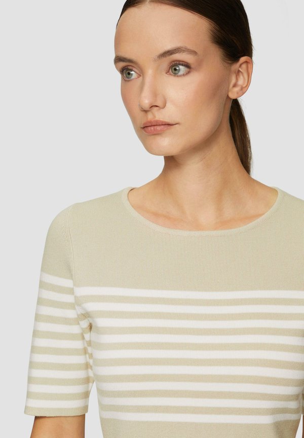 s.Oliver BLACK LABEL GESTREIFTER SLIM-FIT MIT KURZEN ÄRMELN