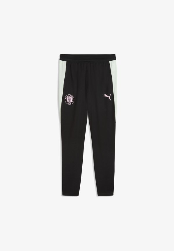 Puma FC ST. PAULI CLUB SLIM TRAININGSHOSE - Club wear - black-sage glow