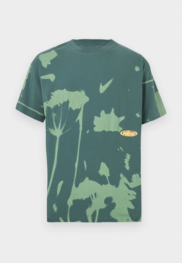 Nike Sportswear TEE FLORAL - Print T-shirt - mineral slate/steam