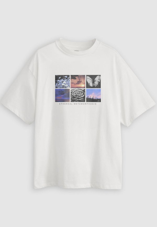 Levi's® SHORT STACK TEE - Print T-shirt - ethereal metamorphosis birght white body