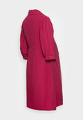 Glamorous Bloom WRAP MINI DRESS WITH PUFF SLEEVES & COLLAR