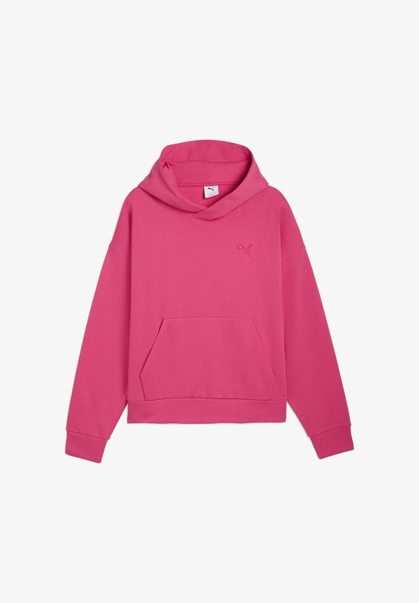 Puma WARDROBE ESSENTIALS BOXY - Hoodie - pink