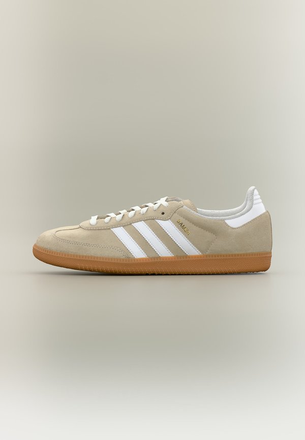 adidas Originals SAMBA OG UNISEX - Trainers - khaki three/footwear white