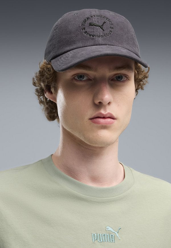Puma PREMIUM ESS CORDUROY DAD CAP UNISEX - Cap - moody gray