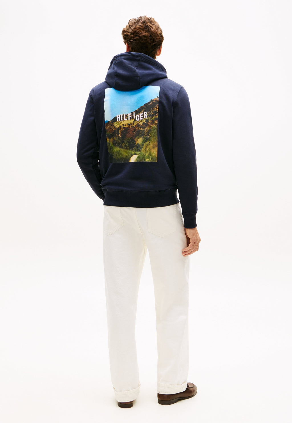 PHOTO PRINT TERRY DRAWSTRING HOODY Media 3