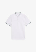 TOM TAILOR MIT STEHKRAGEN - Basic T-shirt - white