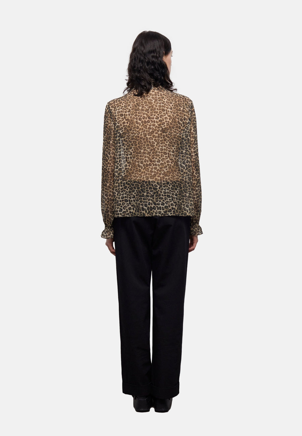 The Kooples COL MONTANT MOTIFS LÉOPARD