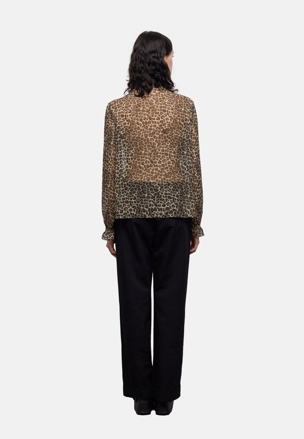 The Kooples COL MONTANT MOTIFS LÉOPARD