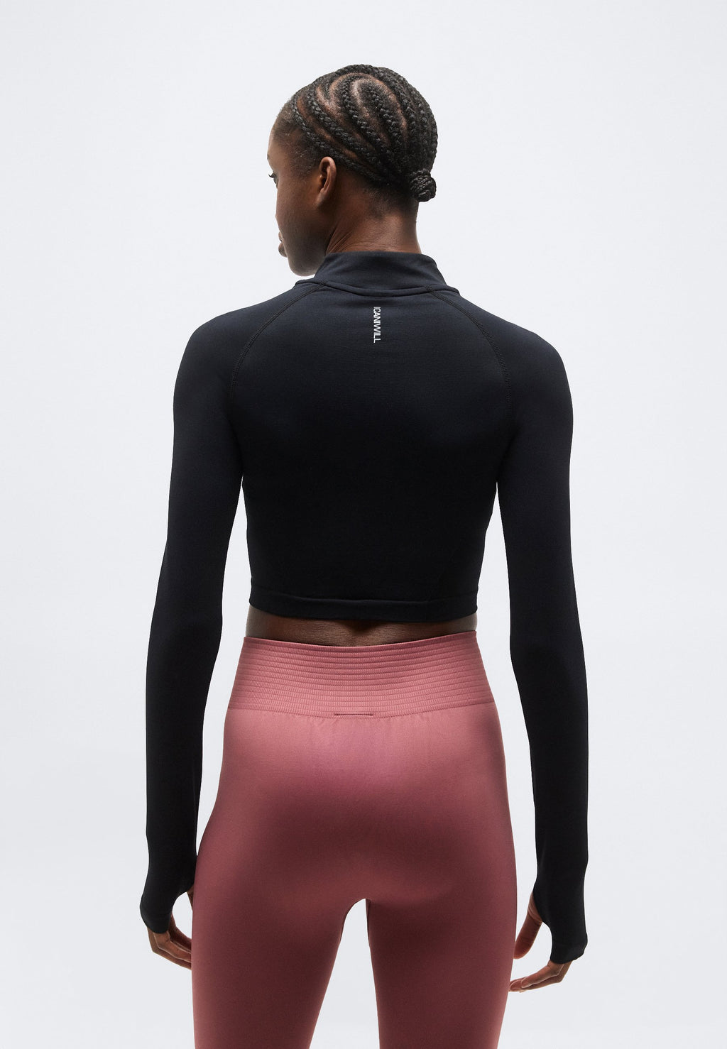 ICANIWILL DEFINE SEAMLESS CROPPED ZIP JACKET