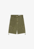 Bershka PARACHUTE - Cargo trousers - khaki