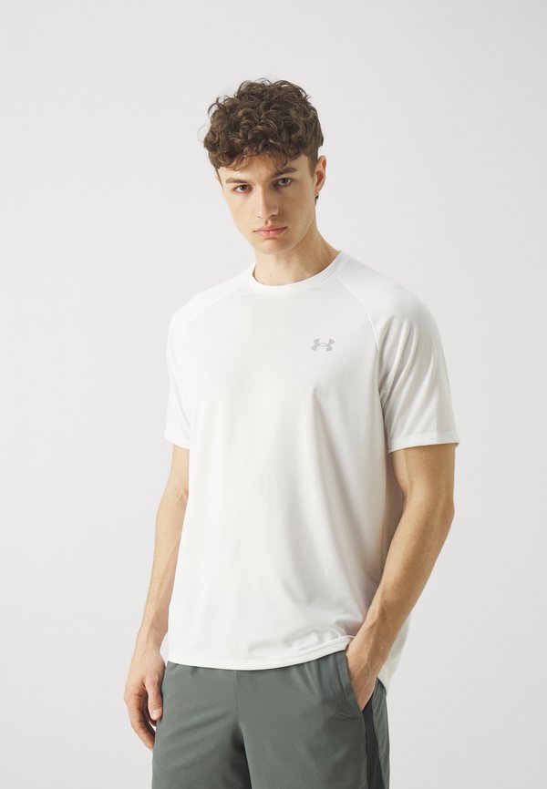 Under Armour TECH 2.0 - Sports T-shirt - white/overcast gray