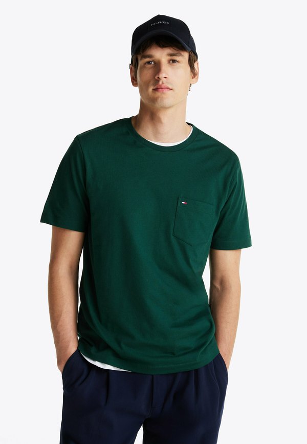 Tommy Hilfiger ESSENTIAL - Basic T-shirt - ornamental green