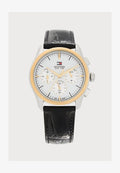 Tommy Hilfiger THE EMPIRE - Chronograph watch - silver-coloured/gold-coloured/black/white