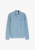 TOM TAILOR MIT STEHKRAGEN - Zip-up sweatshirt - mountain spring blue