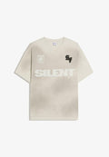 Bershka SILENT PRINT - T-SHIRT - Print T-shirt - beige