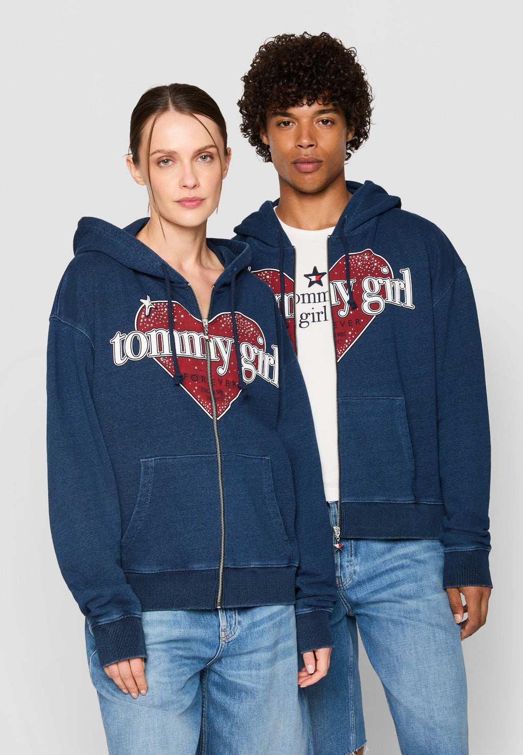 Tommy Jeans TOMMY GIRL FULL ZIP HOODIE