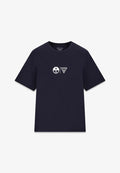 Guess T-SHIRT MIT GEDRUCKTEM LOGO - Print T-shirt - dunkelblau
