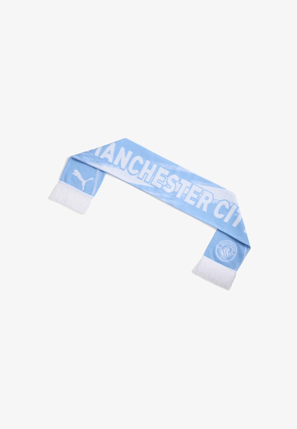 Puma MANCHESTER CITY ESSENTIALS SCHAL UNISEX - Scarf - team light blue- white