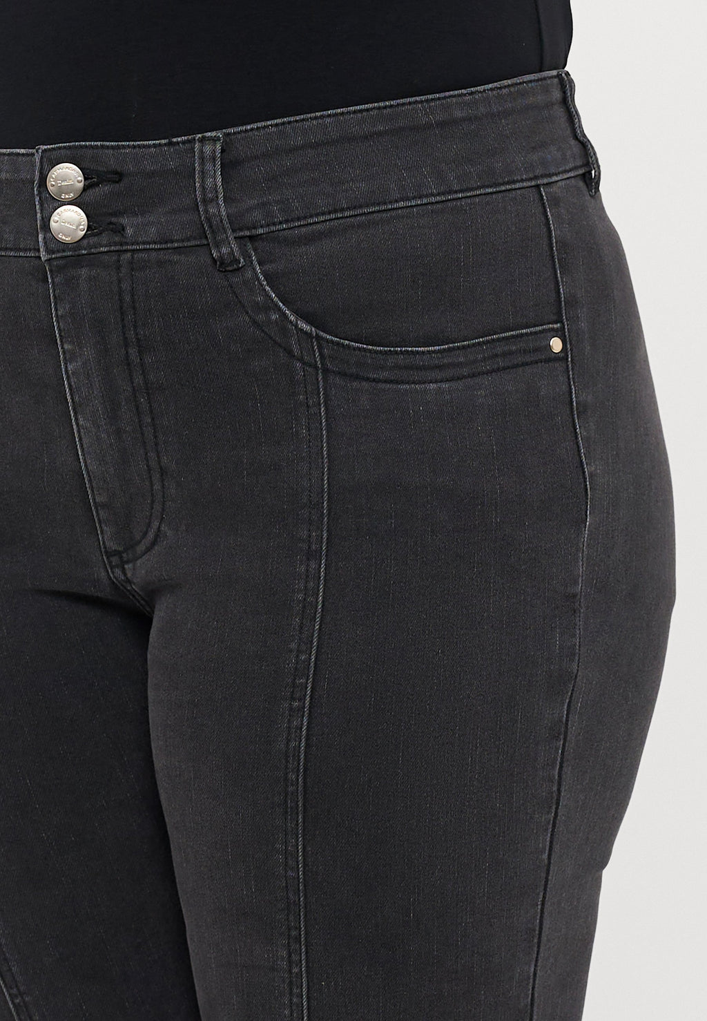Flared fit CARSALLY Mid waist Media 6