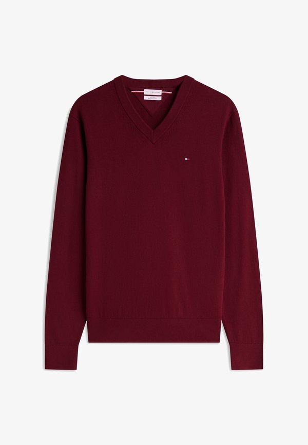Tommy Hilfiger PIMA  - Jumper - deep rouge