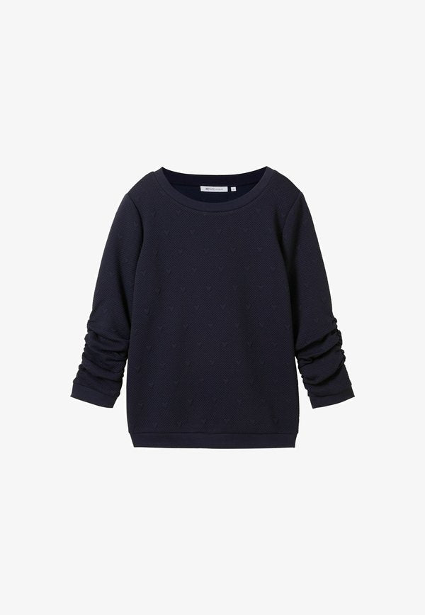 TOM TAILOR Sweatshirt - dunkelblau