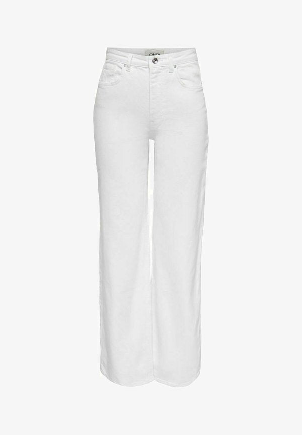 ONLY Wide-fit ONLJUICY High waist Wide Leg Fit - Wide Leg - white