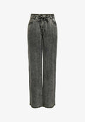ONLY ONLKENYA Relaxed Fit - Straight leg jeans - nero denim