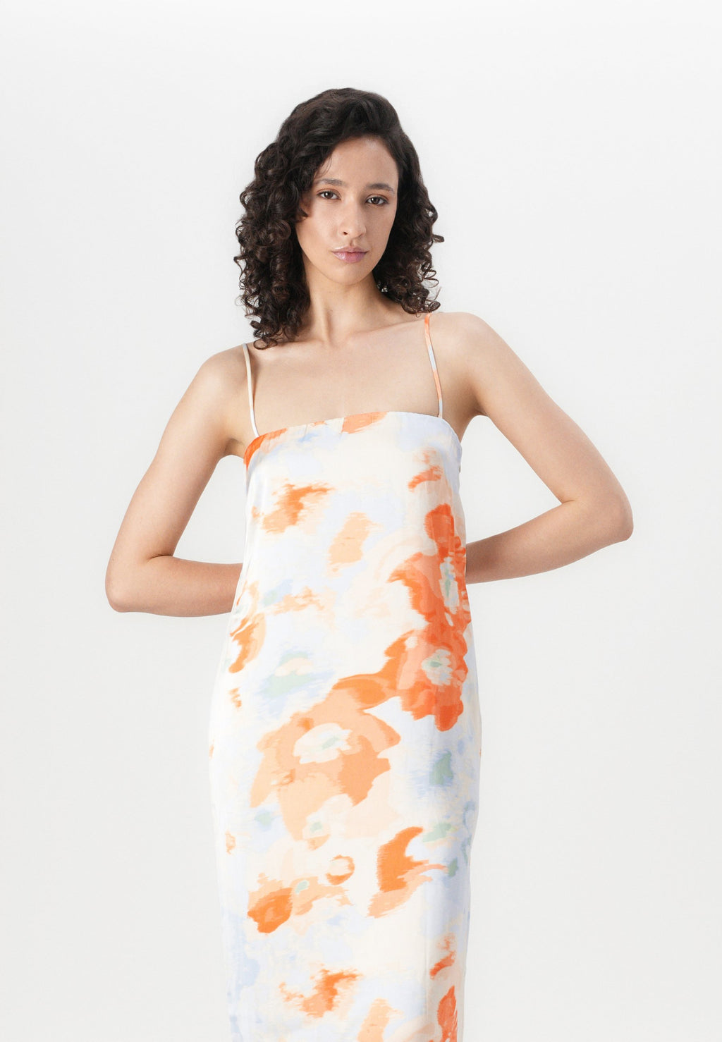 Abercrombie & Fitch STRAPLESS SLIP MAXI