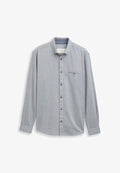 TOM TAILOR REGULAR FIT - Shirt - navy stripy structure