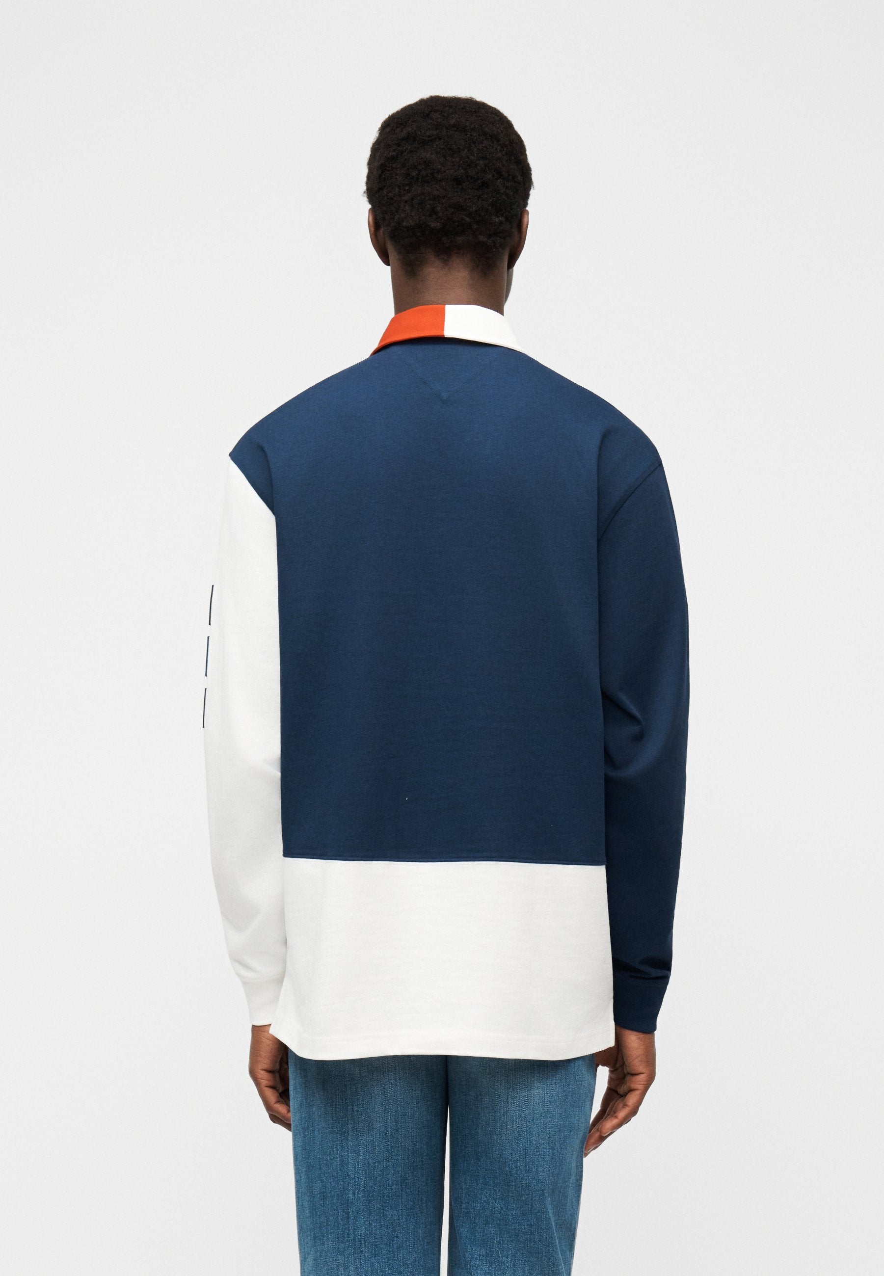 TOMMY X U.S. SAIL GP TEAM COLOUR-BLOCKED RELAXED RUGBY SHIRT Media 4